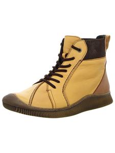Ботильоны на шнуровке желтого цвета Gemini