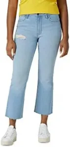 Wrangler женские рваные джинсы с расклешенным низом