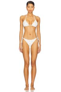 Бикини Harbor Loveshackfancy, veranda red