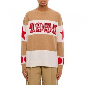 Макс Мара Dirce свитер с звездным принтом MaxMara, бежевый