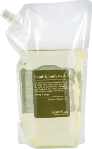 Жидкое мыло розмарин  Имбирь розмарин и amp имбирь дополнительная упаковка 1,5 л Jean&Len