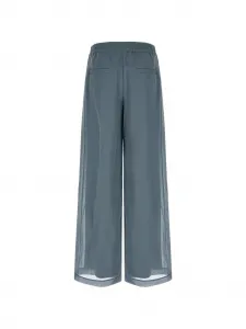 Брюки на эластичном поясе Brunello Cucinelli, синий