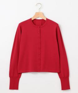 Вязаный кардиган с пуговицами цвета ореха Suite L, цвет Red [010]