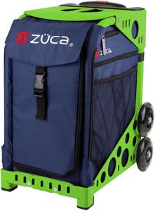 Спортивная сумка-вкладыш Zuca, темно-синий, с зеленой спортивной рамкой