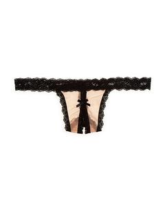 Стринги After Midnight Nude Illusion с открытой панелью Hanky Panky, цвет Black