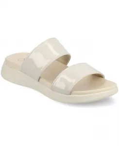 Женские сандалии Janis Double Band Comfort Wedge Journee Collection, слоновая кость/кремовый