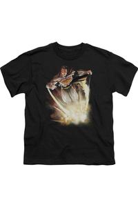 Детская футболка с коротким рукавом "Супермен" Gildan, черный