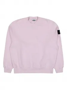 Свитшот с нашивкой-компасом Stone Island, розовый