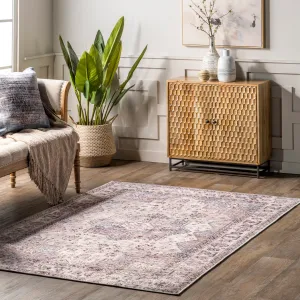 Ковер Sharyn Traditional Vintage Cotton Area Rug nuLOOM, 122x183 см, оранжево-коричневый