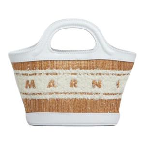 Логотип Микро Сумка Тертой Кожи MARNI