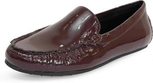 Женские слипоны-лоаферы Aerosoles Over Drive, Merlot Crinkle Patent Faux Leather
