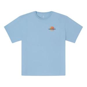 Футболка sunset t-shirt 'true sky' Converse, синий