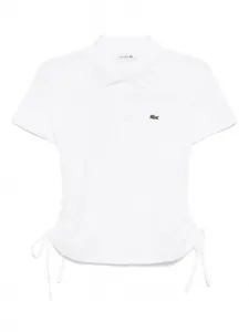 Рубашка поло из пике Lacoste, белый