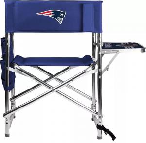 Picnic Time New England Patriots Синий стул со столом