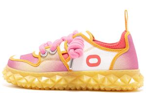 Кроссовки OETZI Lifestyle Shoes Women's Low-top Peach Pink/White/Light Yellow, розовый