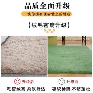 Budis Ковер 80х80 см INS Nordic Style Tie-Dye с длинным ворсом, круглый, для спальни/гостиной, Nebula Gray