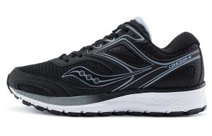 Кроссовки женские низкие черные/синие Saucony