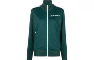 Куртка-бомбер с принтом логотипа PALM ANGELS, зеленый