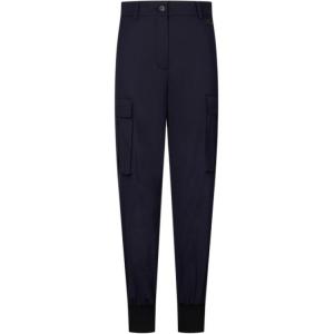 KARL LAGERFELD Женские карго-брюки морского синего цвета KARL LAGERFELD / Karl Lagerfeld Джинсы черные