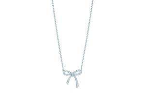 Тиффани Боу серия платиновая 950 бриллиантовая подвеска для женщин TIFFANY & CO., платина