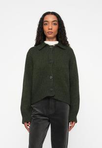 Кардиган Marc O'Polo DENIM CARDIGAN LONGSLEEVE BUTTONS, Dark Green Melange/Dark Green