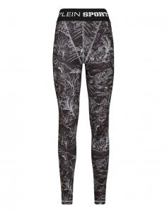 Леггинсы Plein Sport Skinny Leggings, черный