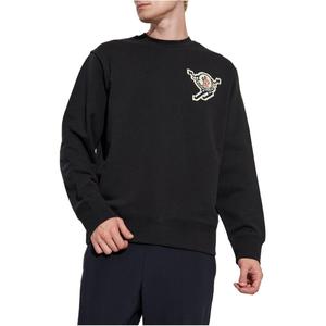 Свитер с аппликацией Moncler, черный