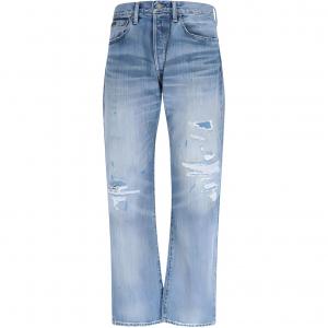 Потертые джинсы прямого кроя Polo Ralph Lauren