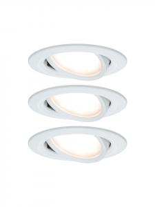 Встраиваемый светодиодный светильник Nova, базовый комплект, поворотный Paulmann