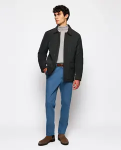 Мужские обычные брюки чинос из темного денима Mirto, синий индиго