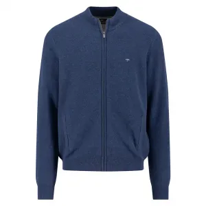 Свитер Fynch Hatton 1514223 full zip, синий