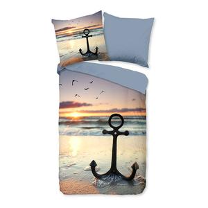 Постельное белье Good morning Mar, renforcé - blue - 135 x 200 см + подушка 80 x 80 см