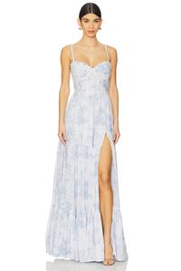 Платье Gwen V. Chapman, blue tapestry rose