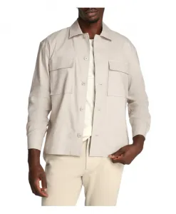 Элегантная мужская рубашка с длинными рукавами Calvin Klein, бежевый