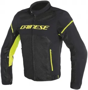 Мужская мотоциклетная куртка Dainese Air Frame D1 Tex с отстегивающейся ветрозащитной подкладкой, летняя модель, Black/White/Fluo Red