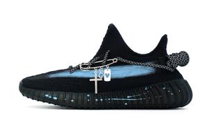 Низкие повседневные кроссовки Yeezy Boost 350 V2, унисекс, черные Adidas Originals, Black