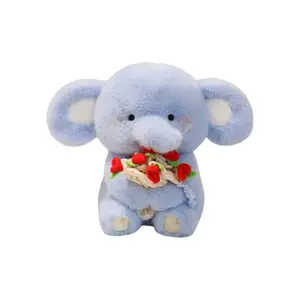 PUDOWRABBIT Плюшевая кукла Hug Rose Elephant высотой 30 см