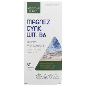 Medica Herbs Магний Цинк Витамин B6 - 60 капсул