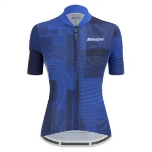 Джерси с коротким рукавом Santini Delta Kinetic, синий
