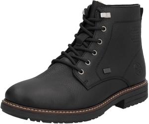 Мужские классические ботинки Rieker на шнуровке, черный