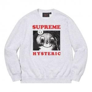 Свитер x hysteric glamour crewneck 'white black red' Supreme, белый