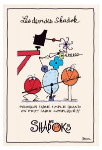 Кухонное полотенце Winkler Shadoks Pourquoi faire simp, белый - текстиль - 72 x 1 x 48 см