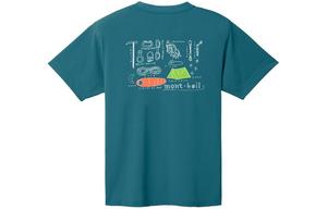 Футболка Unisex быстросохнущая MONTBELL, темно-зеленый