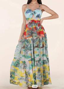 Летнее платье в тропическом стиле L'ATISTE, Tropical