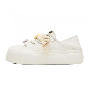 Кроссовки JEEP SPIRIT Skateboarding Shoes Women's Low-top, бежевый