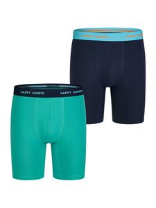 Боксеры Happy Shorts  Jersey Boxer Briefs, темно-синий