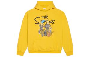 Толстовка женская Balenciaga с принтом, желтый