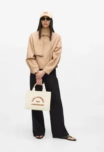 Сумка-Тоут с квадратным нашивкой Karl Lagerfeld, Natural