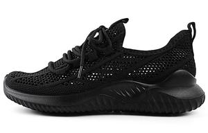 Кроссовки унисекс с низким верхом, черные Warrior