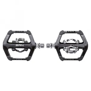 Педали Brn Dual, серебряный